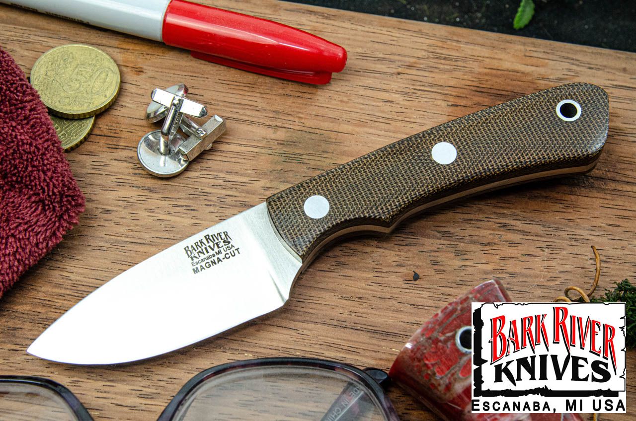 バークリバー PSK EDC MagnaCut グリーン キャンバス マイカルタ - ブラック ライナー