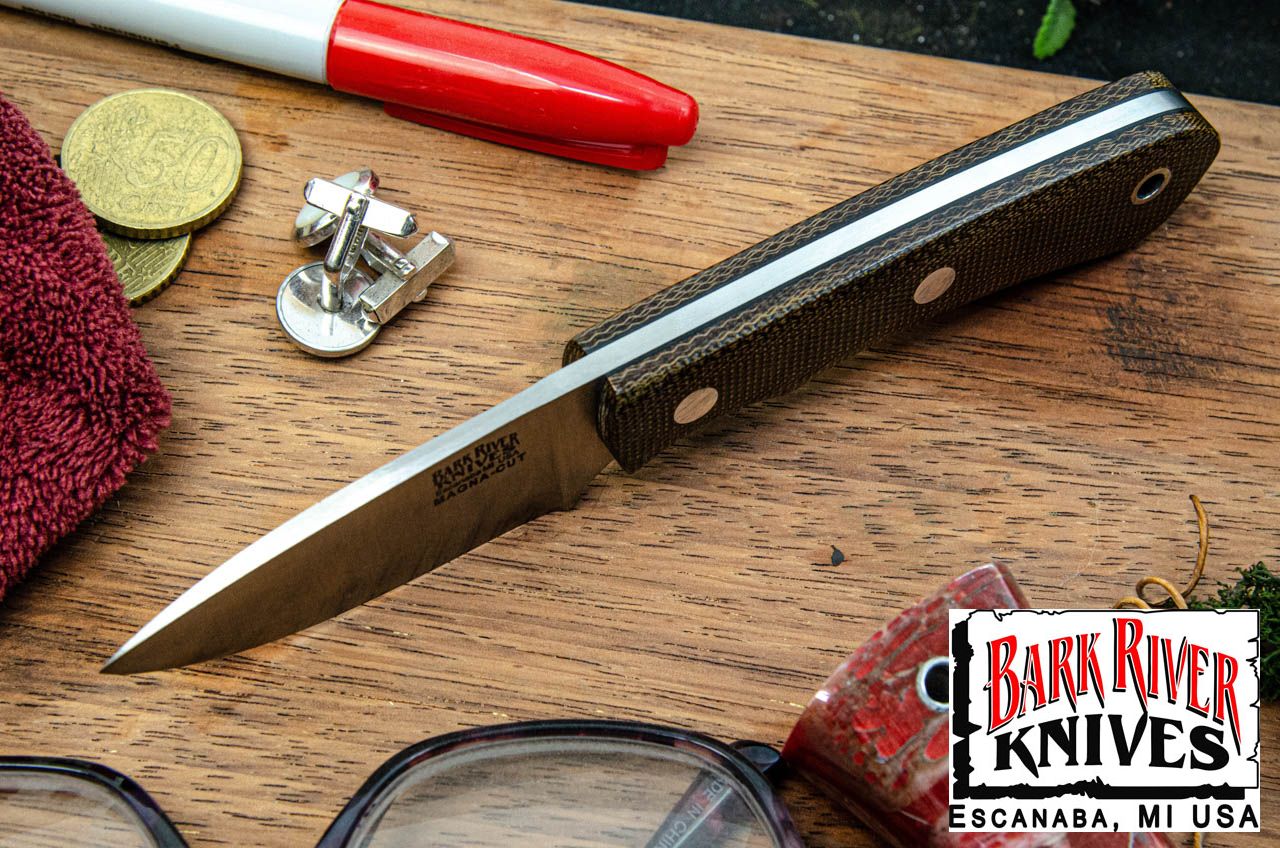 バークリバー PSK EDC MagnaCut グリーン キャンバス マイカルタ - ブラック ライナー
