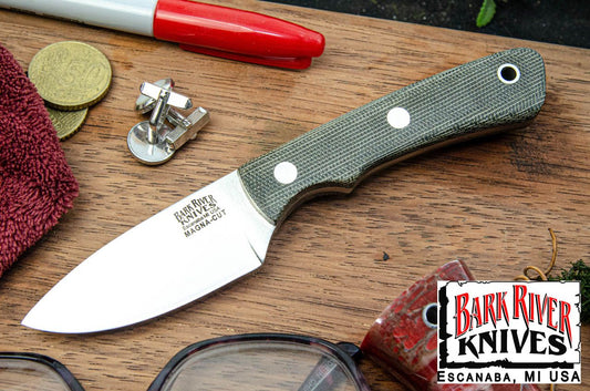 バークリバー PSK EDC MagnaCut グリーン キャンバス マイカルタ - マット