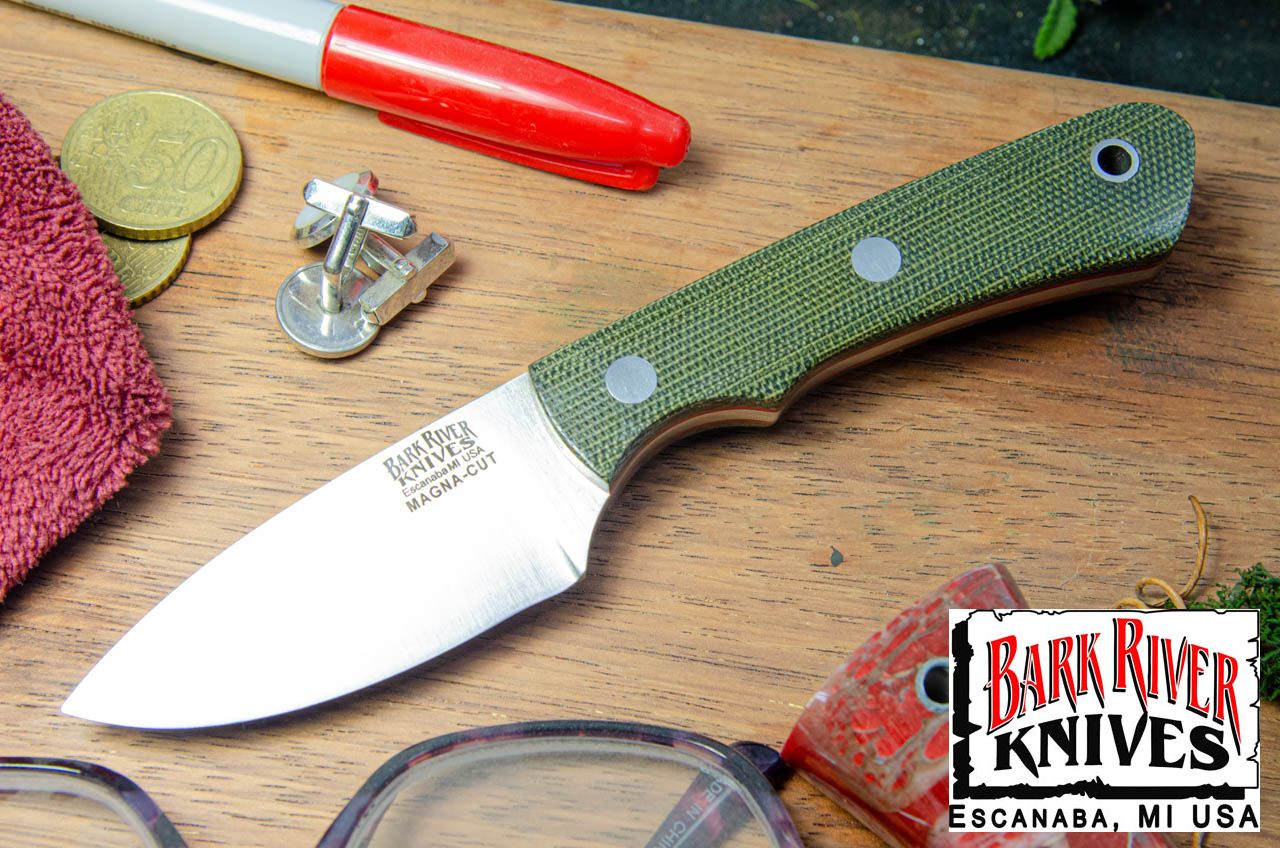 バークリバー PSK EDC MagnaCut グリーン キャンバス マイカルタ - レッドライナー