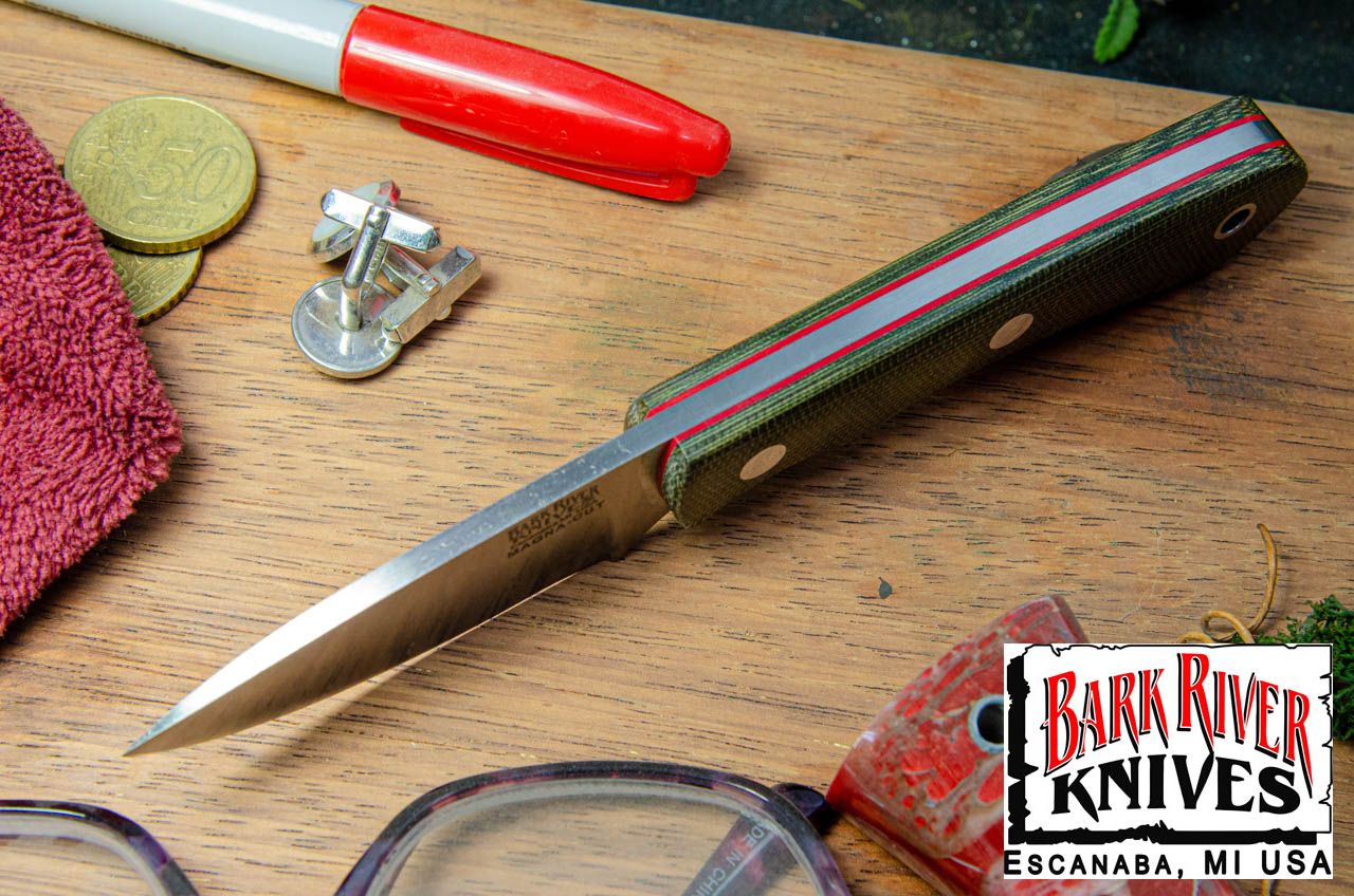 バークリバー PSK EDC MagnaCut グリーン キャンバス マイカルタ - レッドライナー