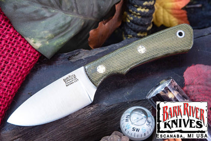 バークリバー PSK EDC MagnaCut グリーン キャンバス マイカルタ - レッドライナー - モザイクピン