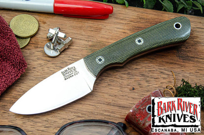 バークリバー PSK EDC MagnaCut グリーン キャンバス マイカルタ - レッドライナー - モザイクピン