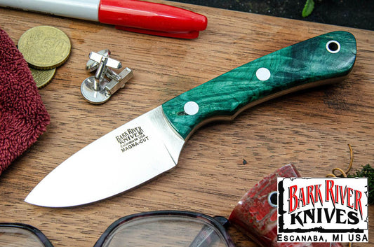 バークリバー PSK EDC MagnaCut グリーン メイプルバール - コヨーテ ブラウン ライナー