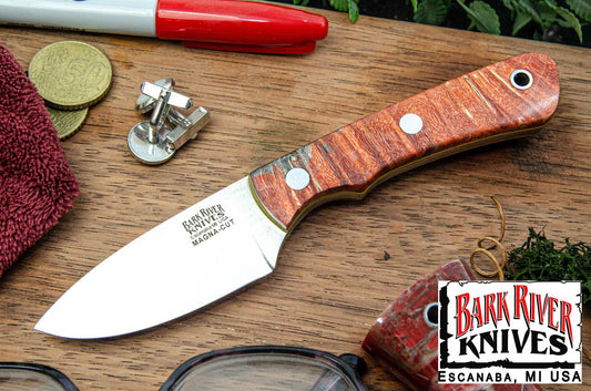 バークリバー PSK EDC MagnaCut グレイ ＆ コッパー メイプルバール - イエローライナー #3