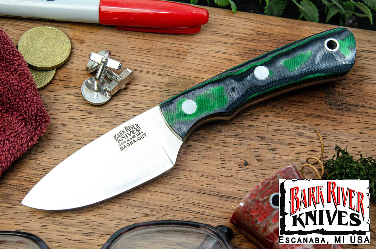 バークリバー PSK EDC MagnaCut IBN カモ カーボンファイバー ダマカルタ - グレー ライナー