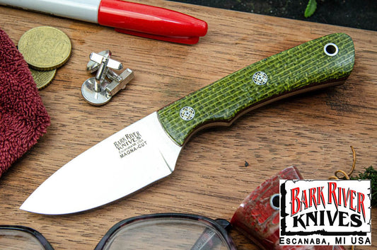 バークリバー PSK EDC MagnaCut ライム バーラップ マイカルタ - ナチュラルライナー - モザイクピン