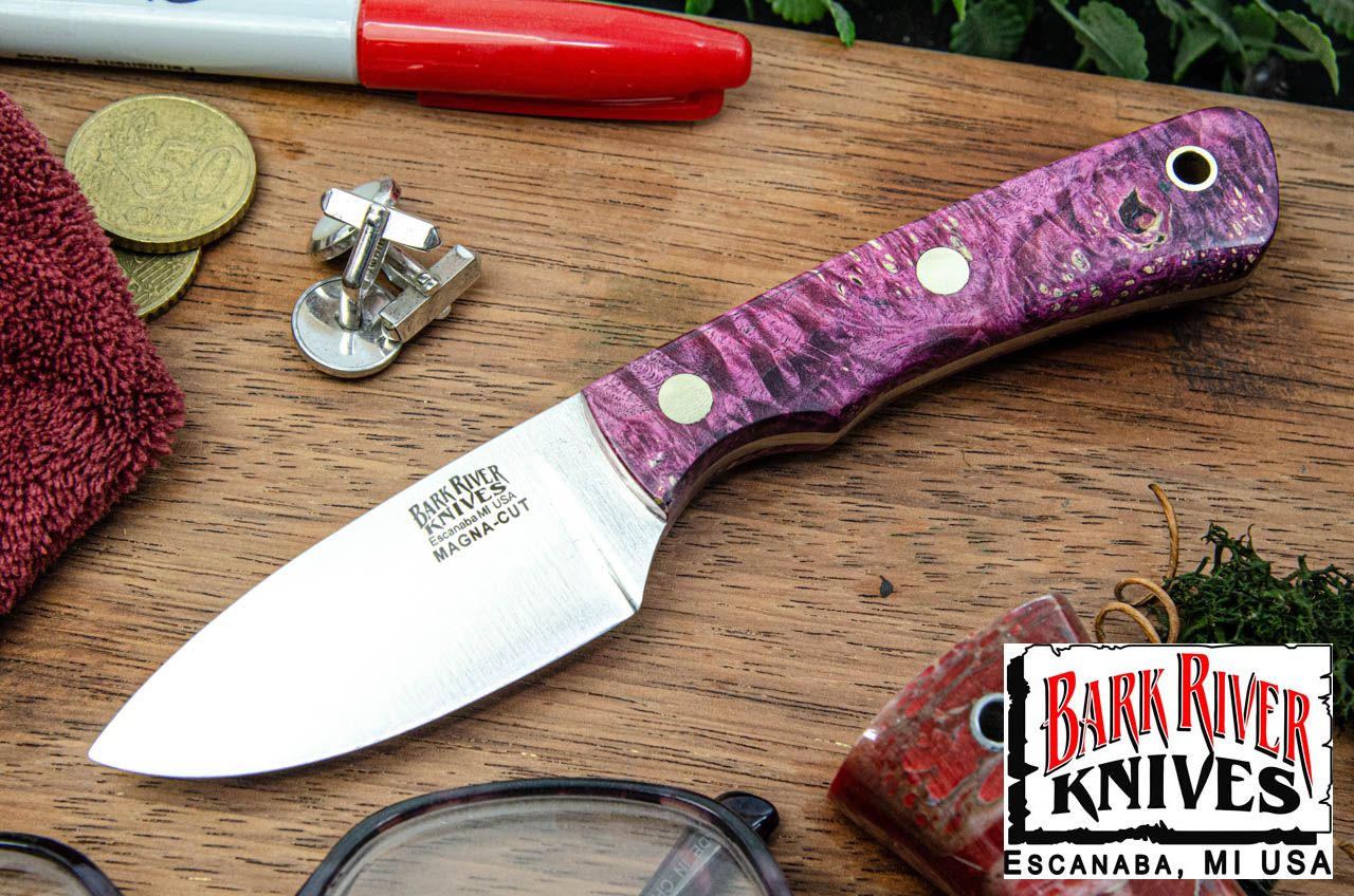 バークリバー PSK EDC MagnaCut マゼンタ メイプルバール - ブラスピン