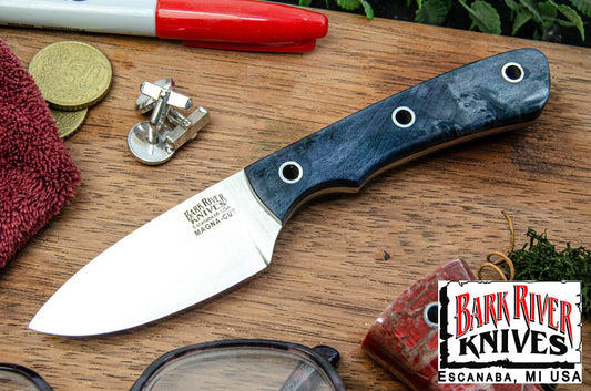 バークリバー PSK EDC MagnaCut ミッドナイト ブルー メイプルバール - ホローピン