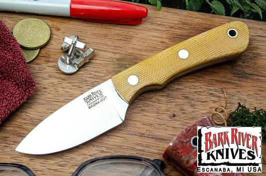 バークリバー PSK EDC MagnaCut ナチュラル キャンバス マイカルタ - ブラスピン - マット