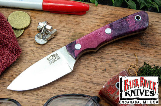バークリバー PSK EDC MagnaCut パープル ＆ チェリー メイプルバール