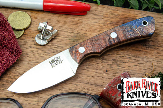 バークリバー PSK EDC MagnaCut レッド ＆ ブルー メイプルバール