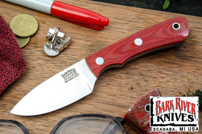 バークリバー PSK EDC MagnaCut レッド リネン マイカルタ - ホワイト ライナー