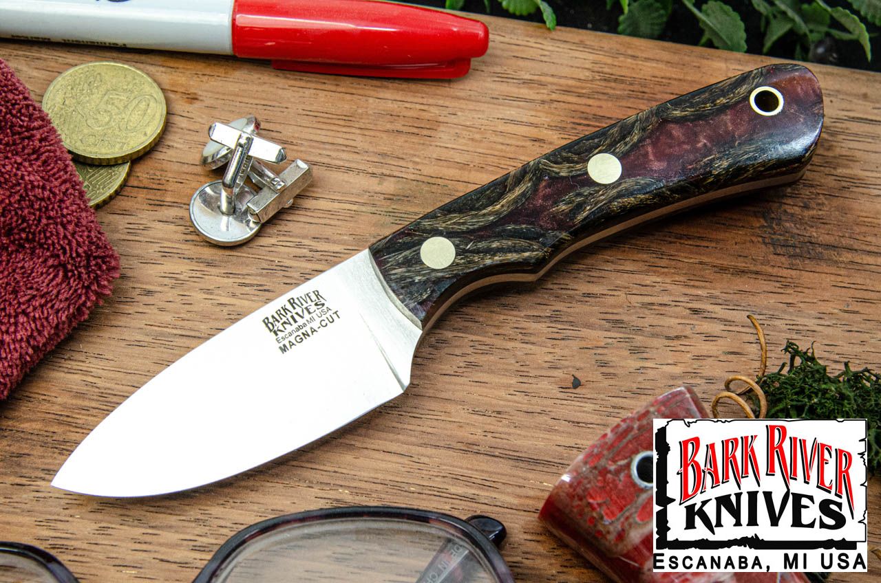 バークリバー PSK EDC MagnaCut レッド ロープ レジン - ブラスピン