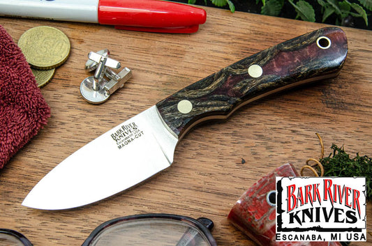 バークリバー PSK EDC MagnaCut レッド ロープ レジン - ブラスピン