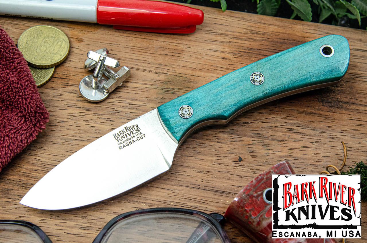 バークリバー PSK EDC MagnaCut ティール メイプルバール - ホワイト ライナー - モザイクピン