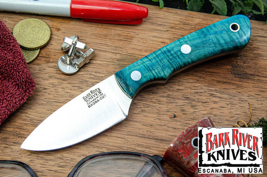 バークリバー PSK EDC MagnaCut ティール タイガーテイル メイプルバール - グレー ライナー
