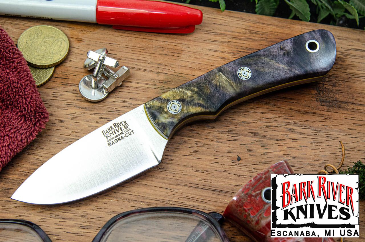 バークリバー PSK EDC MagnaCut イエロー ＆ パープル メイプルバール - イエローライナー - モザイクピン