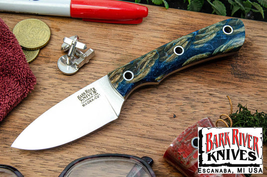 バークリバー PSK EDC MagnaCut ブルー ロープ レジン - ホローピン #2