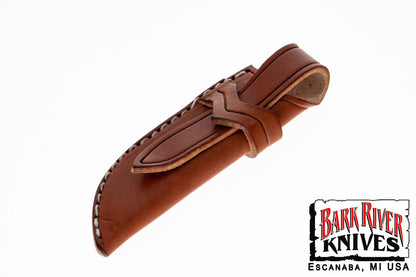 バークリバー マイクロ ブラボー CPM 154 レッド ＆ ブラック タイガーテイル メイプルバール - モザイクピン