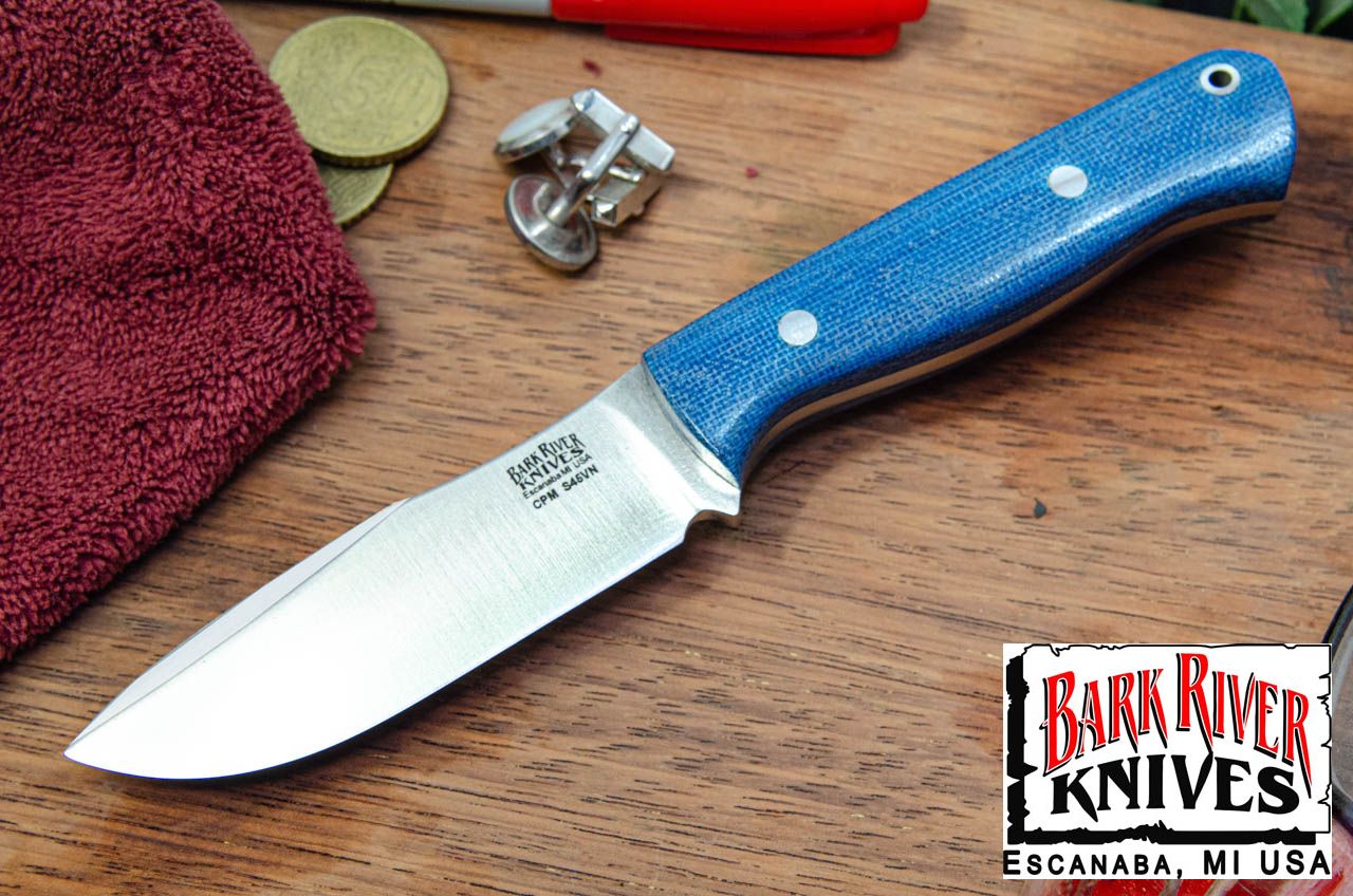 バークリバー ブレード レイド ブラボー ネッカー II S45VN ブルー デニム マイカルタ