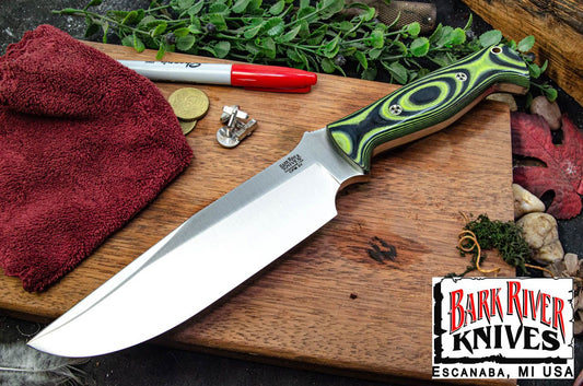 バークリバー ブレード レイド ブラボー サバイバー 3V トキシック グリーン ＆ ブラック G-10 モザイクピン