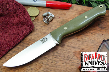 バークリバー ブレード レイド ガニー LT MagnaCut レンジャー グリーン G-10 - レッドライナー - ブラスピン