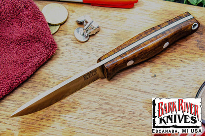 バークリバー ブレード レイド ミニガニー MagnaCut - ランプレス - ダークカーリーメイプル - ブラック ライナー