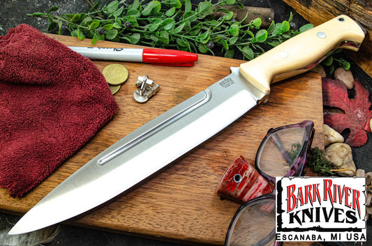 バークリバー ブレード レイド ピッグスティッカー CPM-154 アンティーク ボーン リネン マイカルタ