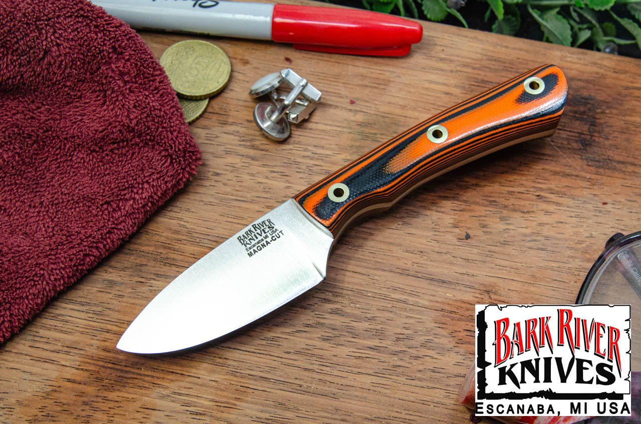 バークリバー ブレード レイド PSK EDC MagnaCut タイガーストライプ G-10 - ホロー ブラスピン