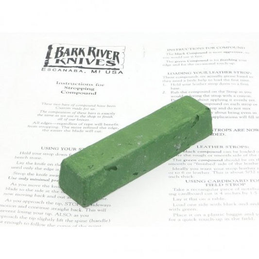 バークリバー Bark River 革砥　研磨剤　ストロップ用コンパウンド　グリーン　5.6oz 160g