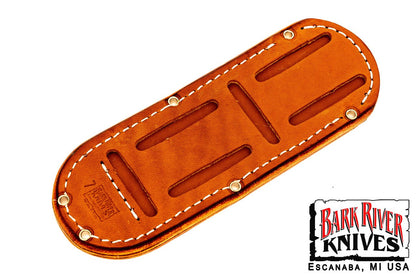 クラッシック ドロップポイント ハンター MagnaCut スネーキン バーガンディ マイカルタ - オレンジライナー - ブラスピン