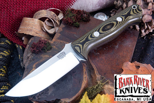 ブラボー 1 3V ブラック & グリーンリネンマイカルタ