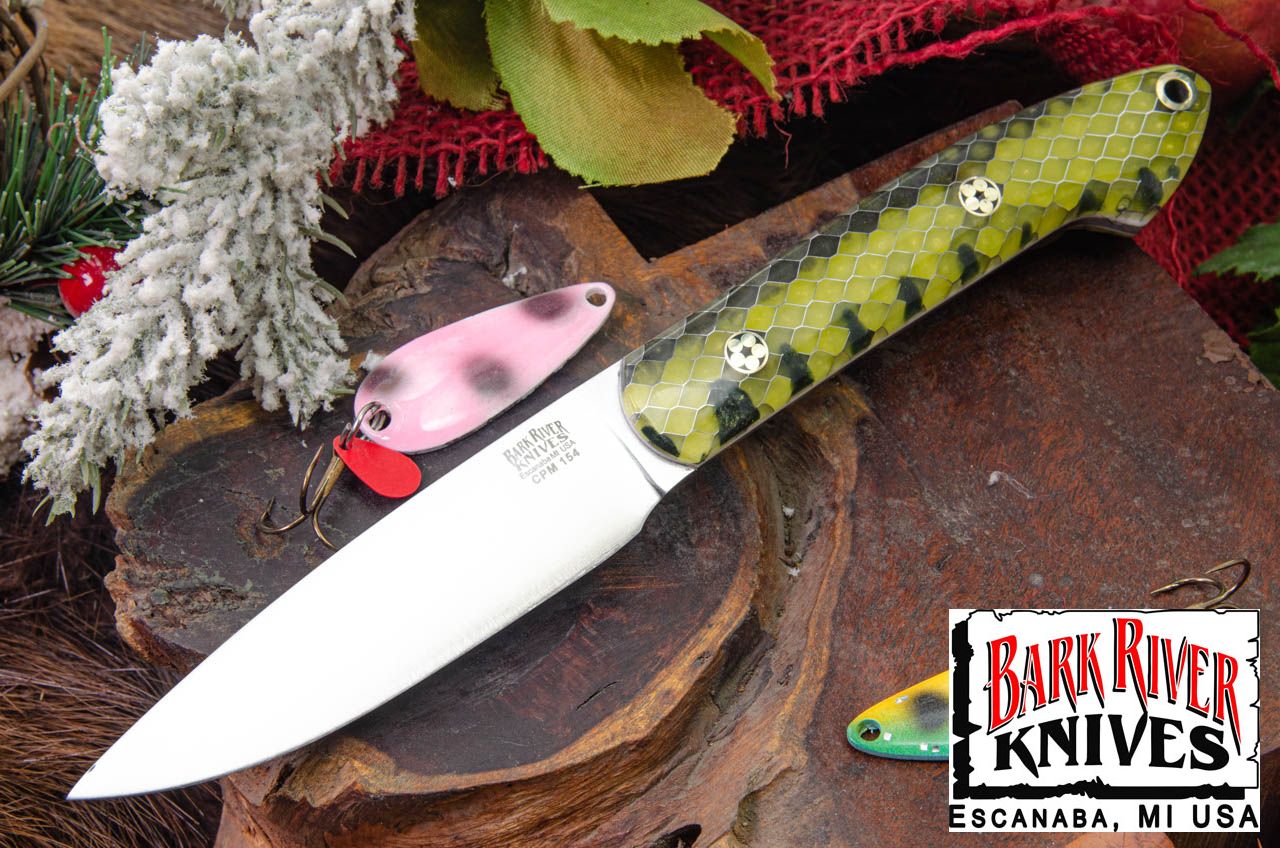 バークリバー バード ＆ トラウト CPM-154 ラージ マウス バス アクリリック - ホワイト ライナー - モザイクピン