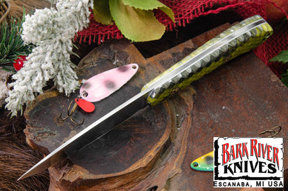 バークリバー バード ＆ トラウト CPM-154 ラージ マウス バス アクリリック - ホワイト ライナー - モザイクピン