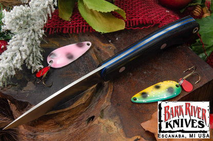 バークリバー バード ＆ トラウト CPM-154 ブラック キャンバス マイカルタ - ブルーライナー