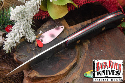 バークリバー バード ＆ トラウト CPM-154 ブラック キャンバス マイカルタ - レッドライナー - ブラスピン