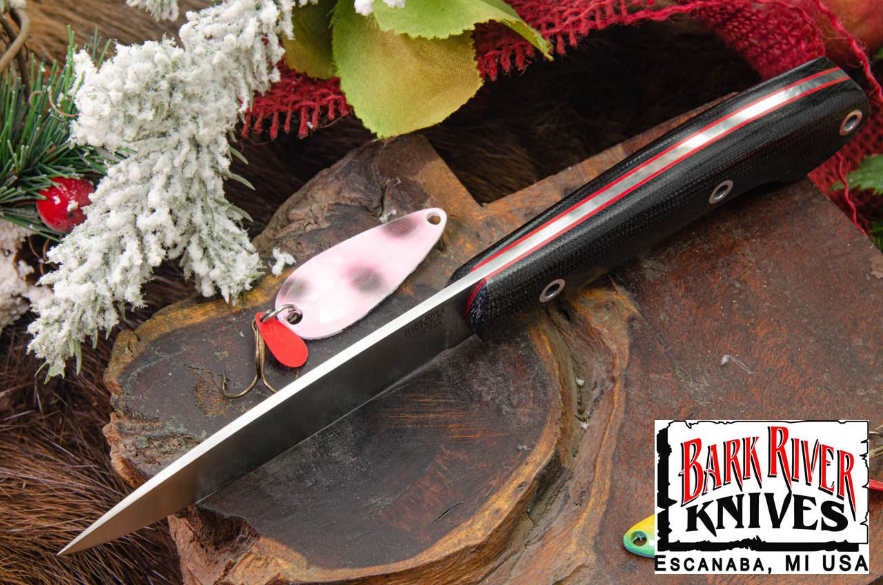 バークリバー バード ＆ トラウト CPM-154 ブラック キャンバス マイカルタ - レッドライナー - ホローピン