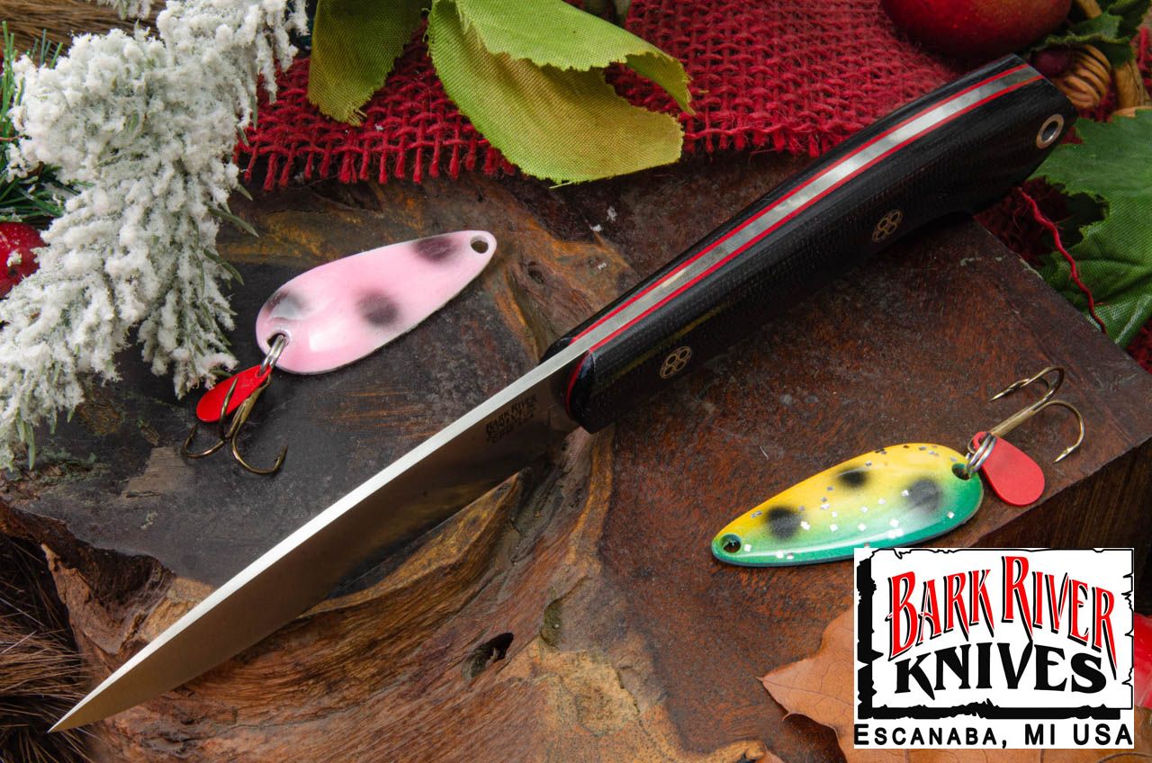 バークリバー バード ＆ トラウト CPM-154 ブラック キャンバス マイカルタ - レッドライナー - モザイクピン