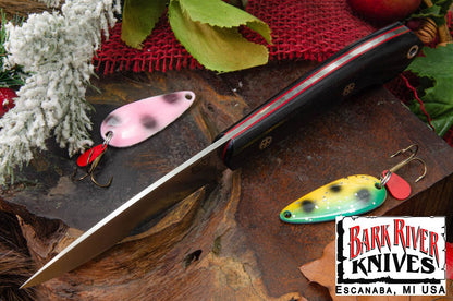 バークリバー バード ＆ トラウト CPM-154 ブラック キャンバス マイカルタ - レッドライナー - モザイクピン