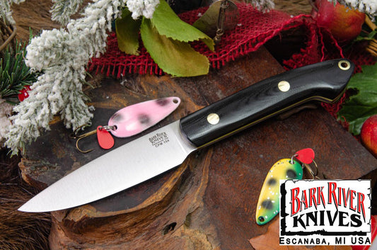 バークリバー バード ＆ トラウト CPM-154 ブラック G-10 - イエローライナー - ブラスピン