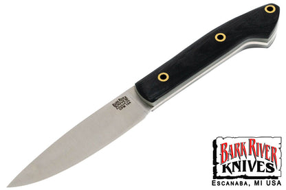 バークリバー バード ＆ トラウト CPM-154 ブラック シュアタッチ - マット - グロウ インザ ダーク ライナー - ホロー ブラスピン