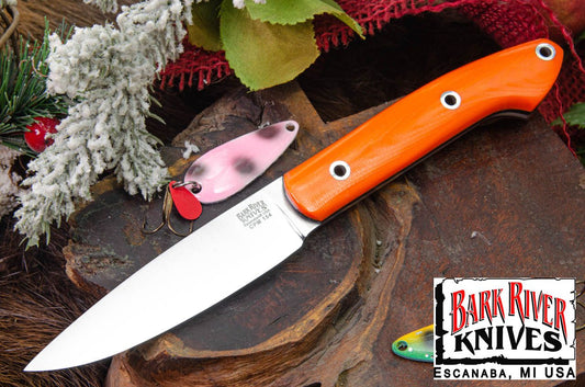 バークリバー バード ＆ トラウト CPM-154 ブリーズオレンジ G-10 - シック ブラック ライナー - ホローピン