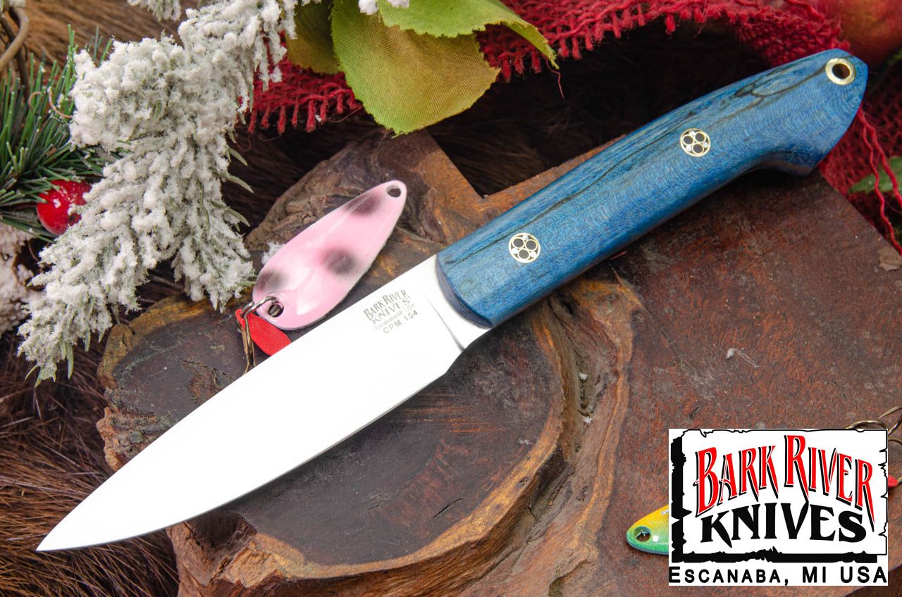 バークリバー バード ＆ トラウト CPM-154 ブルー スパルテッド メイプル - モザイクピン #2