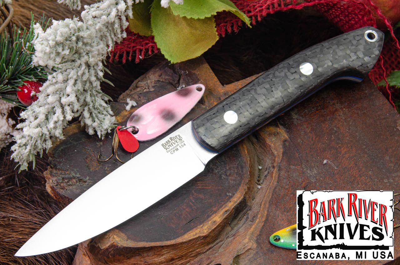 バークリバー バード ＆ トラウト CPM-154 カーボンファイバー - ブルーライナー