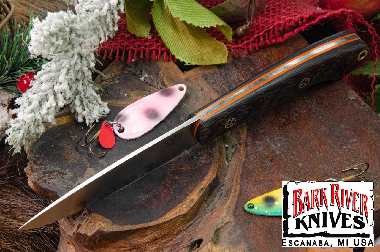 バークリバー バード ＆ トラウト CPM-154 カーボンファイバー - オレンジライナー - モザイクピン