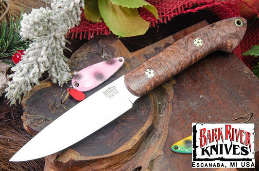 バークリバー バード ＆ トラウト CPM-154 チェリー ＆ オレンジ メイプルバール - モザイクピン