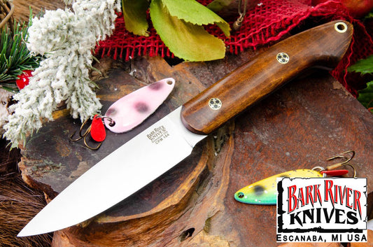 バークリバー バード ＆ トラウト CPM-154 ダークカーリーメイプル - ブラック ライナー - モザイクピン #3