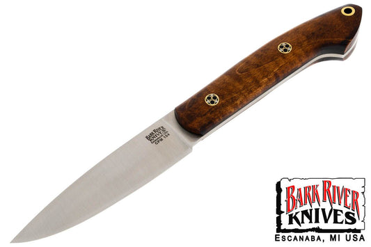 バークリバー バード ＆ トラウト CPM-154 ダークカーリーメイプル - ブラック ライナー - モザイクピン #7