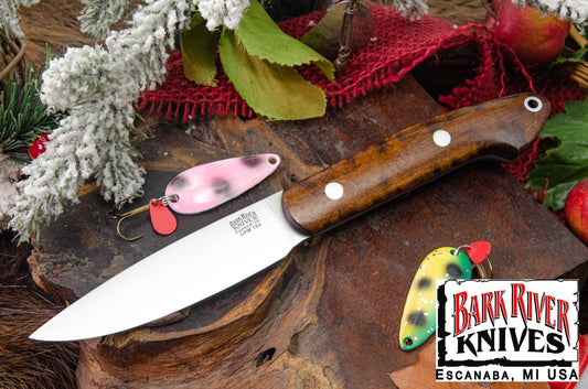 バークリバー バード ＆ トラウト CPM-154 ダークカーリーメイプル - ブラック ライナー #1